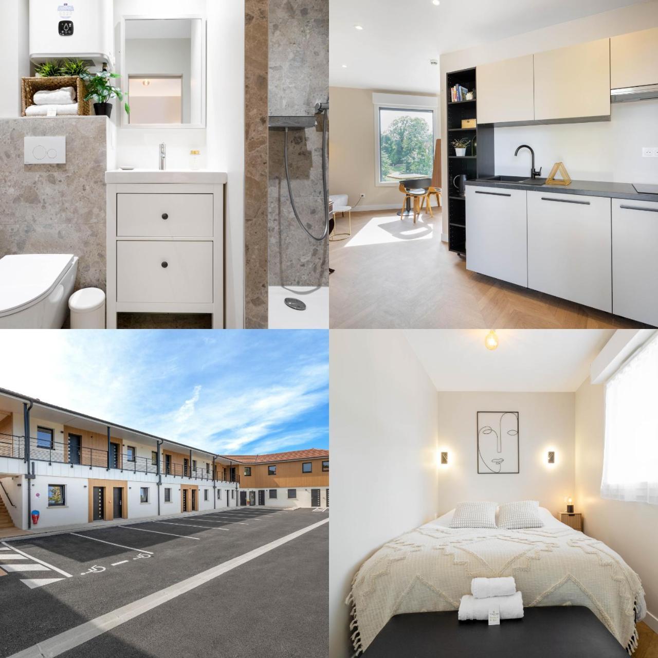 Appart Hotel Coraline - Genas Lyon Eurexpo Exteriör bild